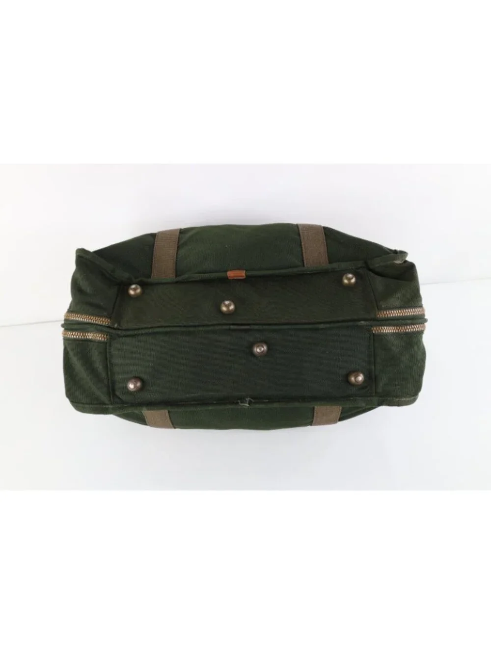 Vtg Tumi Dakota Distressed Cordura Ballistic Nylon Leather Trim Handled Bag USA